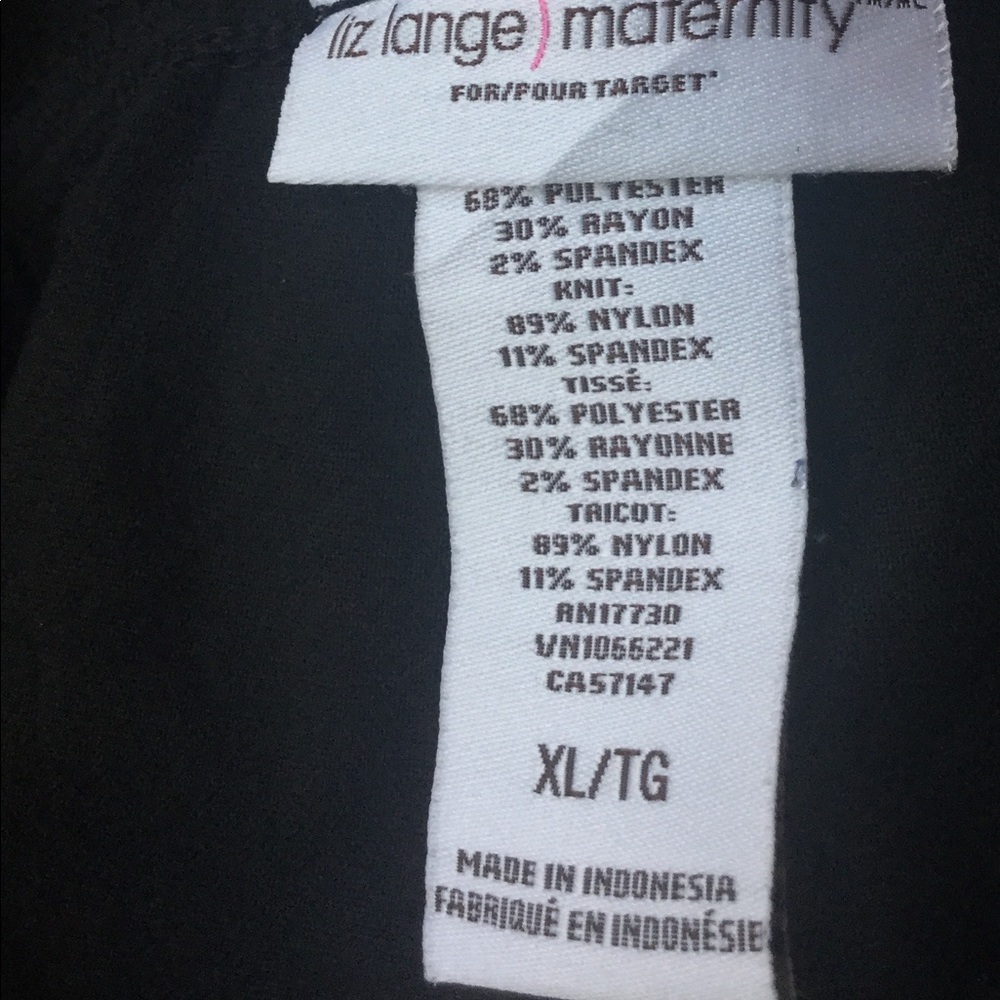 MATERNITY WOMEN PANTS BY LIZ LANGE💕SIZE XL 💕 - Picture 5 of 8